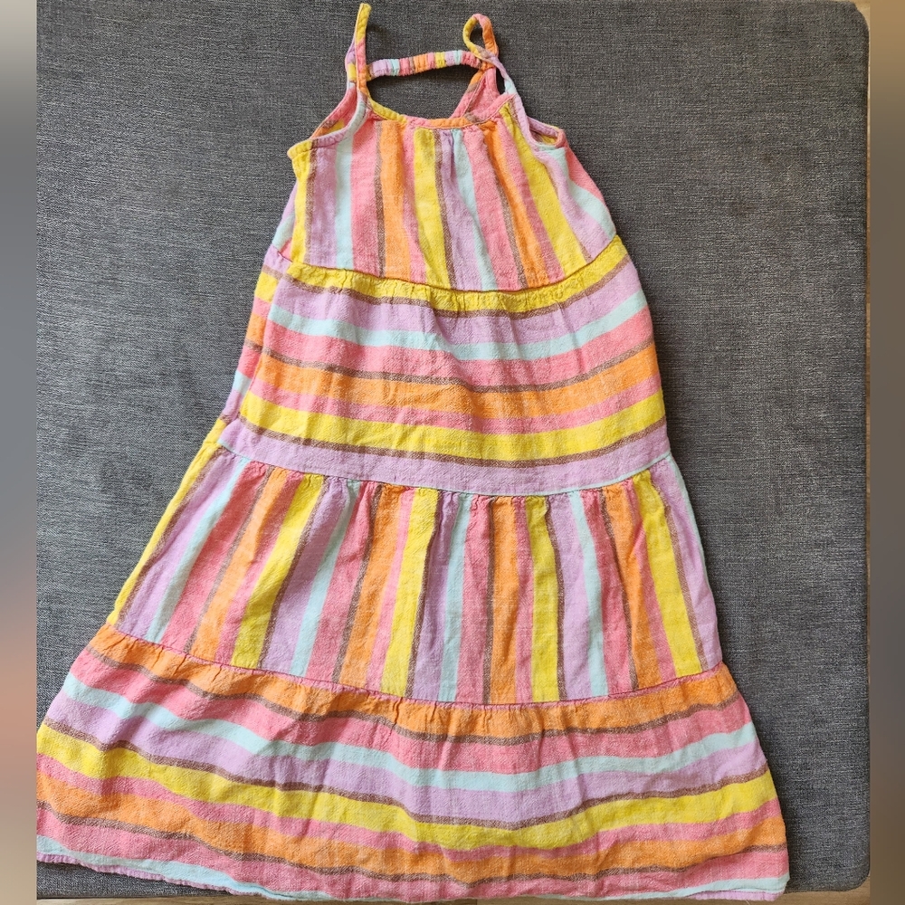 Colorful Striped Kids Dress Cat And Jack XS Size 5